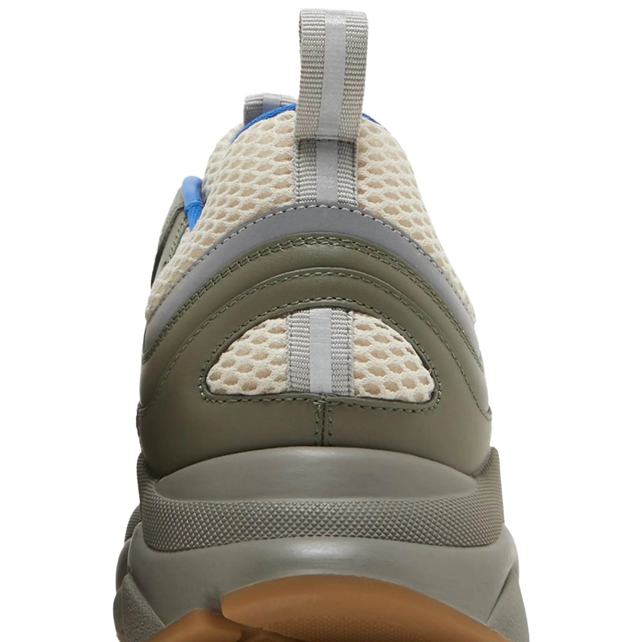 Back Detailed View of Dior B22 Olive Blue Trainer 3SN231YKB H669